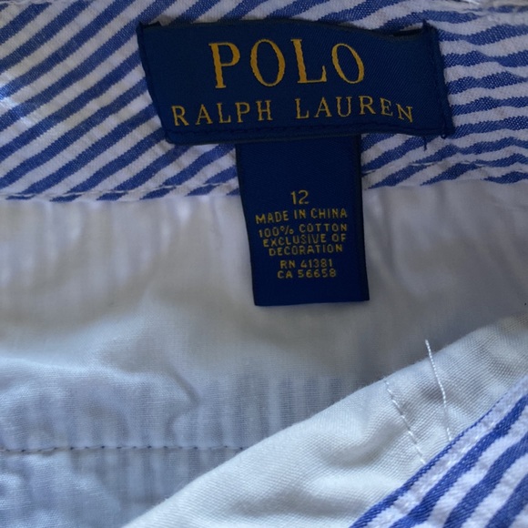 POLO RALPH LAUREN | boy’s striped shorts 12 - Picture 2 of 7